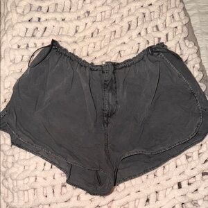 Urban Outfitters Charcoal Parachute Shorts